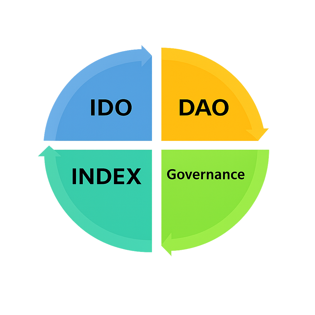 VOLNEX Architecture: DEX, INDEX, AIRDROP, HYBRID ROUNDS, HYBRID WALLET, LIMITS, LOCKED LIQUIDITY, THE CORE
